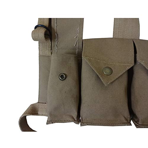 Warrepplica Rhodesian Fereday & Sons Chest Rig With Grenade Pocket Fal/G3/M14 Bush War/20Rd .308/7.62X51Mm 6 Magazine Pouch Tactical Chest Rig With Grenade Pocket #TOP5