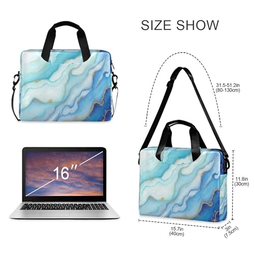 Funda para portátil ALAZA Blue Marble 13-15.6 pulg miniatura 4