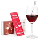 CMEFIRE Wand Wine Filter,Removes Tannin Histamines and Sulfites, Reduces Wine Allergies & Eliminates Headaches Nausea,Purify the wine with out Affecting the Taste and Purity,Wine Wand Purifier-8 Pack