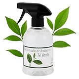Prieto Larrey - Ambientadores de Hogar y Oficina - Neutralizador De Olores Duradero Con Aromas Naturales - Ambientador en spray - 500ml (Té Verde)
