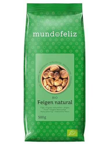 Mundo Feliz Trockenfeigen aus Bio-Anbau, 2 x 500 g