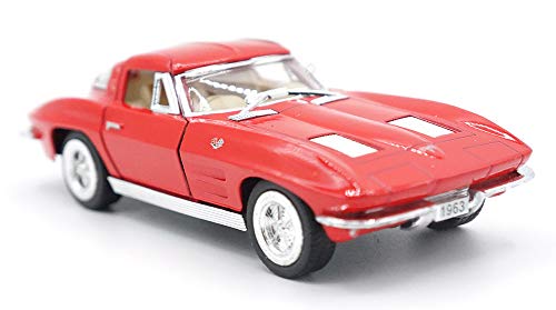 KiNSMART - 1963 Chevy Corvette Stingray 1:36 5" Die Cast miniatura 1
