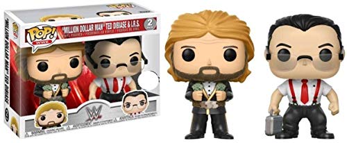 En Oferta Funko Pop! Wwe Wrestling &Quot;Million Dollar Man&Quot; Ted Dibiase &Amp; I.r.s. (Irwin R. Schyster) Exclusive Vinyl Action Figure 2-Pack