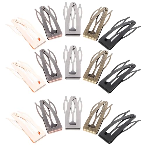 Pinces à cheveux métal multicolores en coffret de 40 pièces pour offrir aux filles