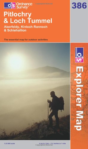 OS Explorer map 386 : Pitlochry & Loch Tummel