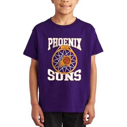 Junk Food NBA - Phoenix Suns - Above the Rim - Officially Licensed Youth Short Sleeve Fan Tee for Boys and Girls