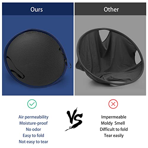 Teiwedol Pop Up Laundry Hamper - An Innovative Foldable Laundry Basket,Small Portable Laundry Bag,High Elastic Acrylic Fabric,Perfect For Dryer Transfer Clothes,Space Saving And Easy To Use(21 In) #TOP2