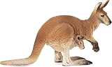 SCHLEICH WILD Life | Känguru 14756 | detailgetreue Tierfiguren | Zoo Spielzeug | tolles Geschenk für Jungen und Mädchen | Deko für Geburtstag | Spielfigur ab 3 Jahren | 12 x 4 x 7 cm