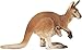 Schleich Wild Life Kangaroo Animal Figurine - Detailed Wild Animal Kangaroo Toy Figure, Durable for Education and Fun Play, Perfect for Boys and Girls, Gift for Kids Ages 3+