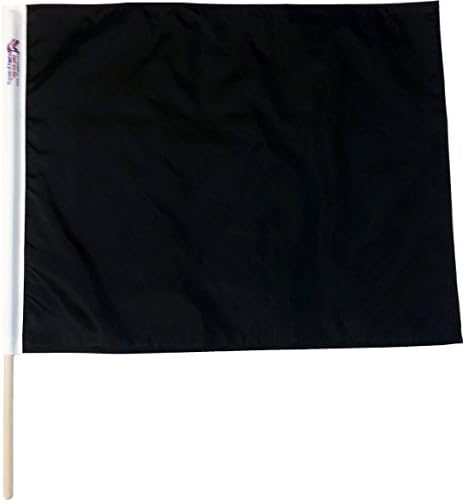 Black Driver Pit Stop Professional Racing Flags 24 x 30