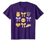 Los Angeles Lakers NBA Arch Grid T-Shirt, Youth, Purple, Small
