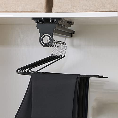Tringle à vêtements rétractable pour placard étroit manquant d'espace