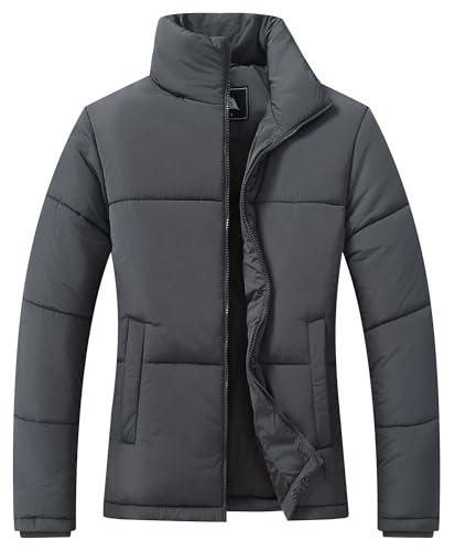 Women's Warm Winter Coat Waterproof Puffer Jacket Full-Zip Lightweight Winter Jacket