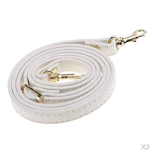 nivaa 2pcs Adjustable Shoulder Bag Accessories Handbag Handles Straps White-picture-14