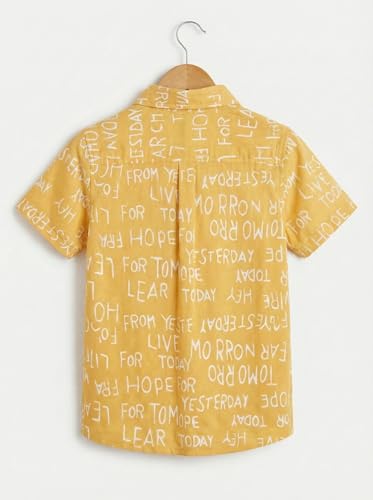 Image of TAGAS Boys' Shirt|Casual Short Sleeve Shirts for Kids | Button-Down Summer Shirts | Regular Fit Stylish Wear