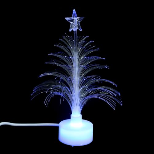 BESPORTBLE Mini Weihnachtsbaum Mit LED Farbwechsel USB-Stromversorgung...
