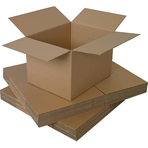 15 x Cardboard Boxes 330 x 254 x 318mm Medium Single Wall 13x10x12.5" Shipping Mailing Postal Cardboard Boxes (Pack of 15) Cover