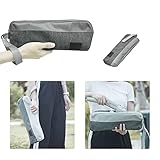 ▶ La funda de transporte está cubierta por una carcasa resistente al agua de nailon EVA con un bolsillo de malla para guardar tarjetas de memoria, lectores de tarjetas, cables y otras piezas adicionales que puede necesitar llevar.