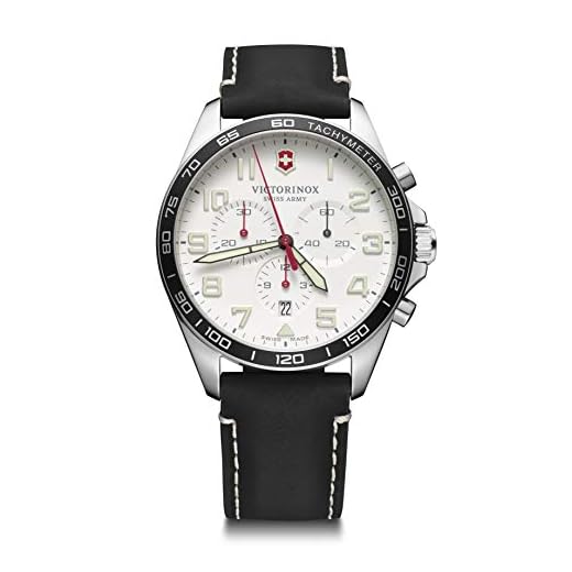 Victorinox Reloj Analógico para de los Hombres de Cuarzo con Correa en Cuero 241853