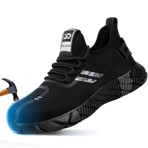 Image of Steel Toe Shoes for Men, Safety Work Shoes, Puncture-Resistant