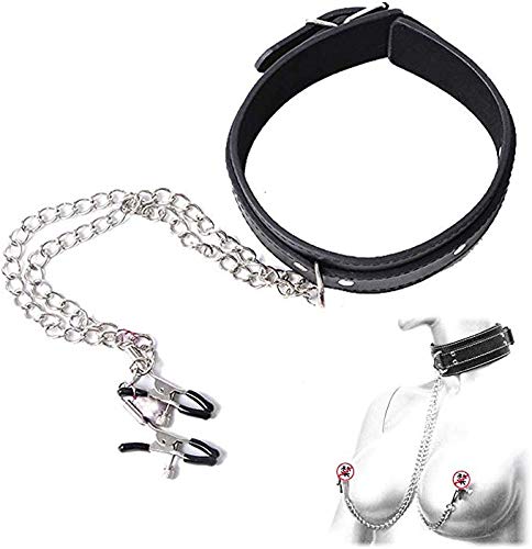 couplegift Leather Choker Collar