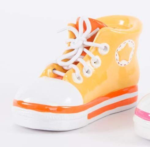 Tirelire Enfant Basket - Chaussure - céramique (Jaune)