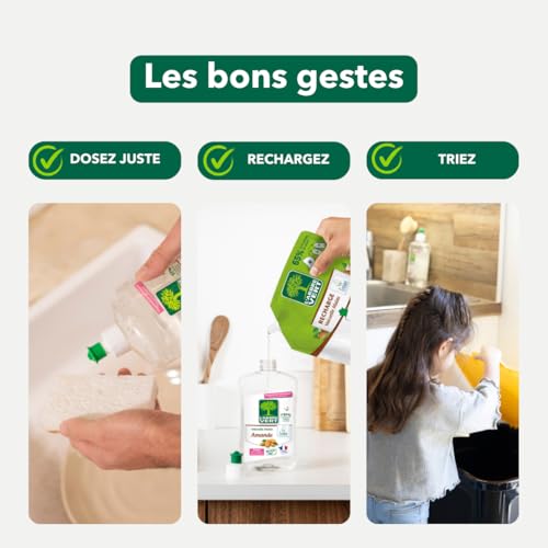 Liquide Vaisselle Hypoallergénique Peaux Sensibles Écologique 'arbre Le Flacon De 750ml - vue 6