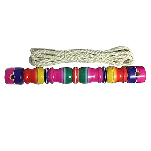 Image of Wooden Thottil Kambu (Multicolour)