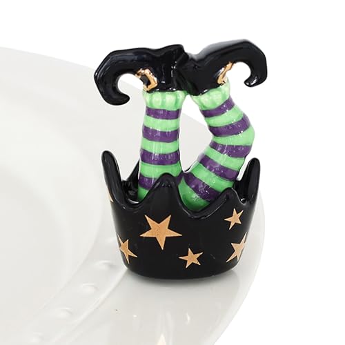 Image of Nora Fleming Hand-Painted Mini: What's up, Witches? (Witches Feet) A284