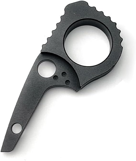 1PC Back Spacer Signet Ring Fits for Spyderco Paramilitary 2 C81, Premium Anodized Aluminum Alloy Quick Draw Ring