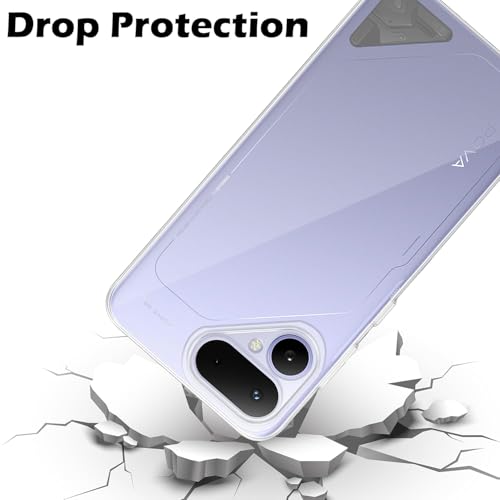 Image of COVERBLACK Soft Rubber Silicon Clear Case Back Cover Compatible for Tecno Pova Curve 2 5G - Transparent