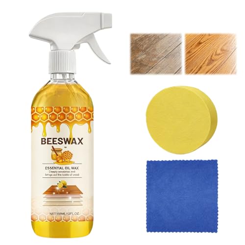 OKNIAO Scratcherase Beeswax Floor Spray Beeswax Wood Polish Spray Cleans Restores Shine Scratches Suitable for Floors Wooden Sofas and Furniture (1PCS)