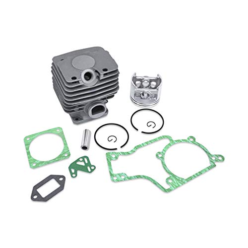 Cylinder Head Piston Kit Compatible with Stihl Chainsaw 038 MS380 MS381 Gaskets 52mm