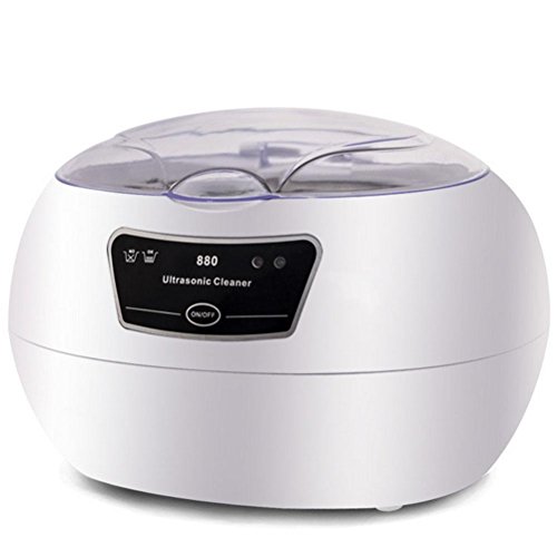 BVC Limpiador UltrasóNico con CalefaccióN Digital 600 ML - Limpiador De Profesional para Joyas, Relojes, Oro, Platino, Diamantes, Anteojos, Gafas De Sol, Dentaduras Y Monedas