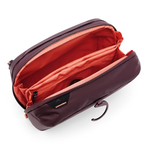Peak Design Wash Pouch, Weatherproof Travel Toiletry Bag, Upright or Hanging Dopp Kit with Pockets, Magnetic Toothbrush Pocket, Wide UltraZip Opening, Toiletry Bag for Men and Women, Eclipse, Regular