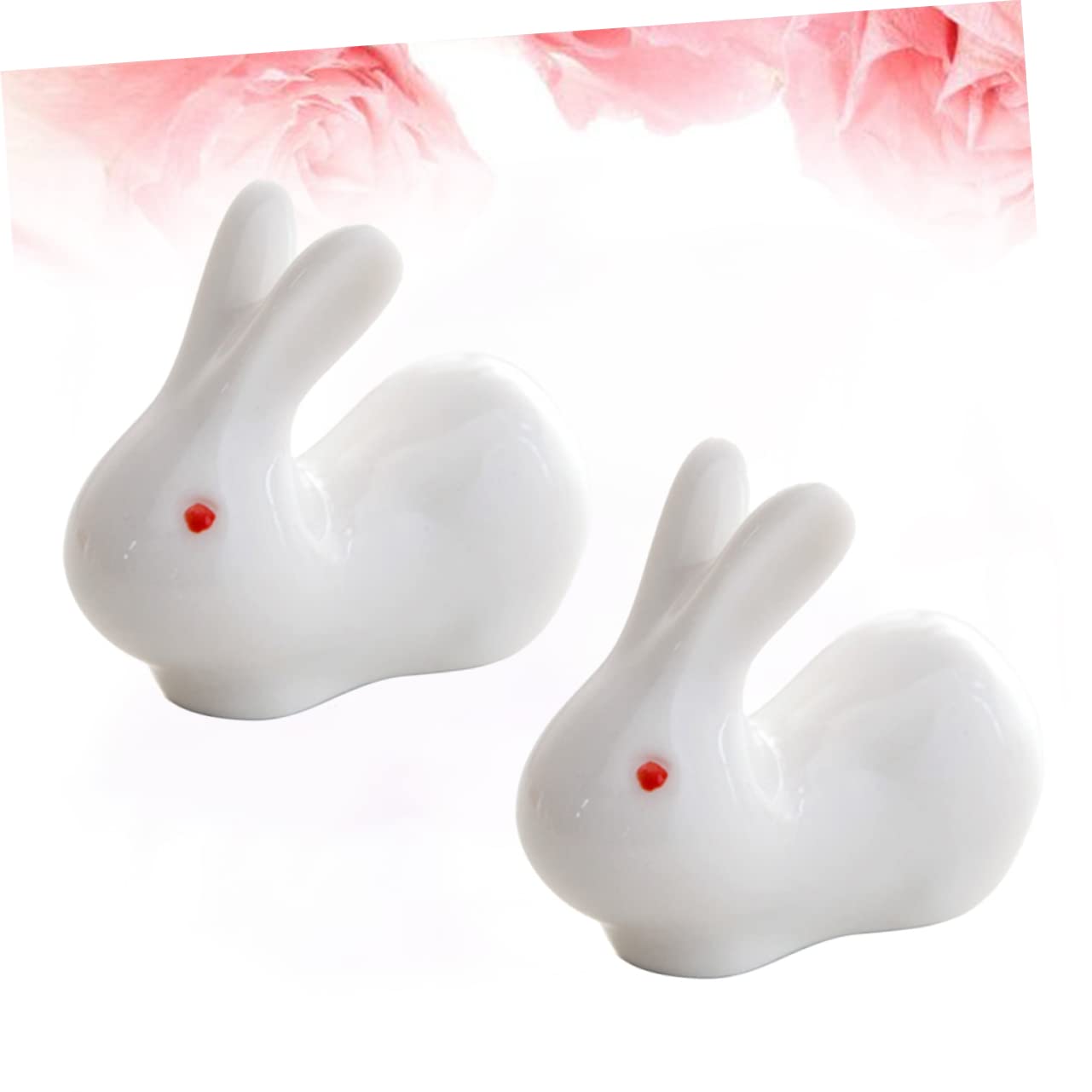 Essstäbchenhalter, 6 Stück, Figuren, Essstäbchen, Essstäbchen, Dekoration, Ständer, Hotel, schönes Spielzeug, Simulation, Kaninchen, Zuhause, Jahr, Ornament, Gabel, Keramik, Chiese Haushalt