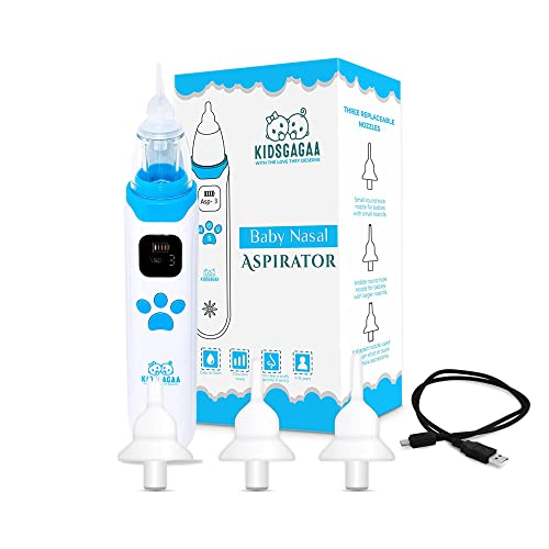 Image of Nasal Aspirator for Baby Electric Nose Sucker Snot Cleaner Toddlers Booger Suction Baby Booger Remover Babies Nasal Aspirator Baby Nasal Aspirator Infant Nose Remover Rheum Portable flu Sucker Cold