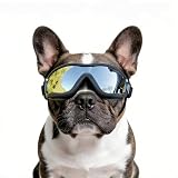Dog Sunglasses for Medium Dogs, UV Protection Dog Goggles Small Medium Breed Outdoor Activities...