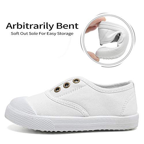 Kids Canvas Sneaker Slip-on Baby Boys Girls Casual Fashion Shoes2