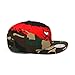 Mitchell & Ness Chicago Bulls Snapback Hat for Men - Black/Red/Camo Paintbrush - NBA Basketball Cap for Men