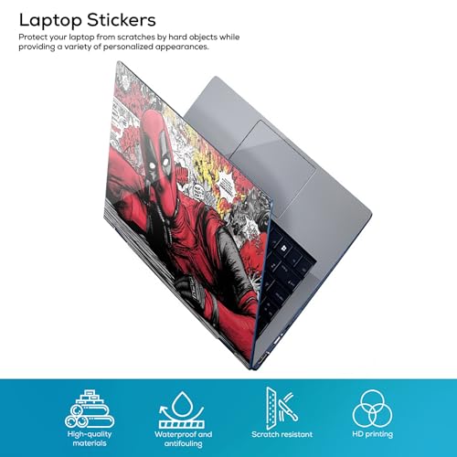 Image of Laptop Skin /Sticker /Cover Bubble-Free| Laminated| Removable| HD Quality Sticker for Laptops Upto 15.6 Inches Compatible with Hp /Dell /Acer /Lenovo /Asus etc.(DSGN-209)