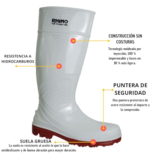 Botas blancas industriales 17 Imagen adicional