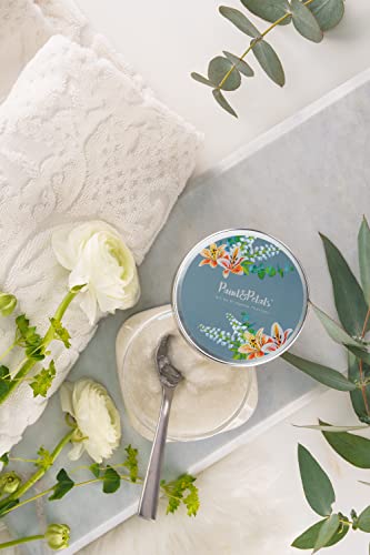 Paint&Petals Bluebell & Persimmon Scented Body Scrub, Provides A Radiant Glow With Exfoliating Salt & Sugar Crystals, Nourishes Skin With Shea Butter, A Chic Addition To Any Bathroom, 10.6 Oz #TOP3