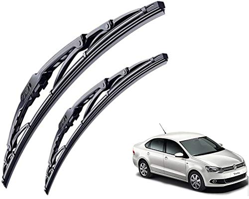 Image of WolkomHome High Performance OE Car Wiper Blade Replacement set of 2 Pc Right 24 inch Left 16 inch for Volkswagen Vento