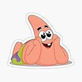 Patrick Star Sticker - Graphic for Auto, Wall, Laptop, Cell, Truck - Windows, Cars