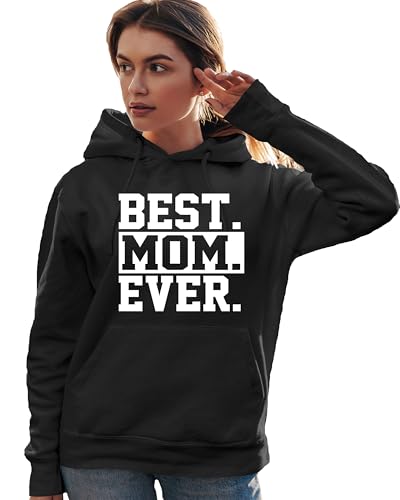 Go All Out Medium Black Mens Best Mom Ever #1