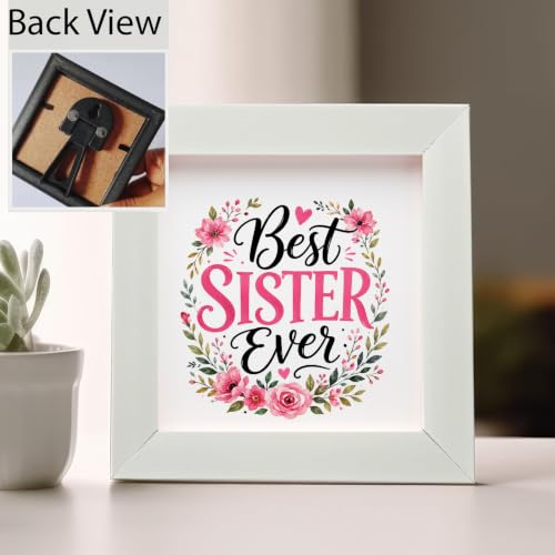 Image of TIED RIBBONS Rakhi Gift for Sister - Raksha Bandhan Return Gift for Girls Combo Artificial Crochet Flower Bouquet and Printed Frame and Greeting Card - Rakhi Gifts for Sister