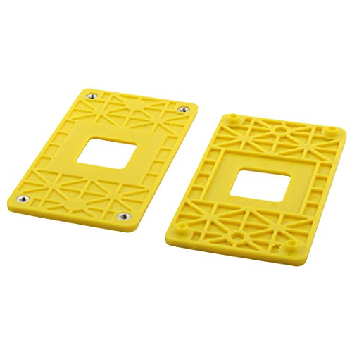Soporte de montaje fijo para disipador de placa madre de CPU de computadora Ruilogod, 5 piezas, amarillo miniatura 1