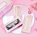 MAGEFY 30 Piece Eyelash Packaging Box - Glitter Paper Lash Case (Pink)