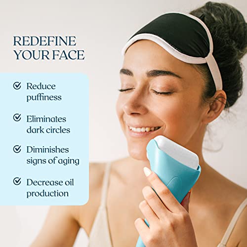 Dr. Pure Ice Roller For Face Massage To Reduce Puffiness Tighten Skin, Face Icing Cold Massager Cooling Facial Eye Roller, Women Gifts Skin Care Tool #TOP4